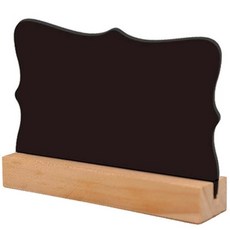 桌面立式小黑板留言座, 花邊