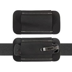 가죽 벨트용 칼집 수평 휴대용 포켓 나이프 홀더 EDC 벨트 정리함 컴팩트 드로우 홀스터 폴딩 나이프용, 스타일 0541 / 블랙, 1개