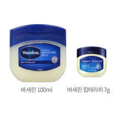 바세린 프로텍팅 젤리 오리지날 100ml + 바세린 립테라피 7g, 100ml 1개+7g 오리지널1개, 1개, 107g