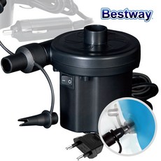 2000mA 가정차량용 겸용 전동 에어 펌프 공기주입기, 단품, 1개