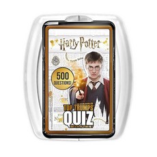 [4] Top Trumps 퀴즈 해리 포터 게임 호그와트 주문 마녀 및 마법사 및 볼드모트 경에서 지식과 기억을 테스트하기 위한 500가지 질문 만 8세 이상 선물 및, 1개