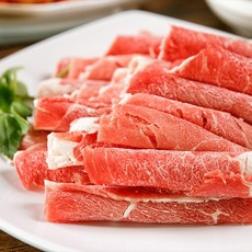 한우 1등급 이상 목심 샤브샤브용 고기(냉동) 1kg, 1개