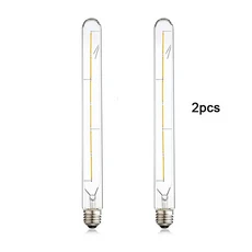 빈티지 4000K 110V 6W T300 LED 필라멘트 전구 롱 튜블러 E26 에디슨 튜브, 01 2pcs pack, 02 220V 6000K