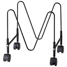 又敗家@日本COGIT家用紙箱回收整理收納器(滾輪式)紙板儲料器整理架，多功能儲物架，適用於雜貨、書本、用具，打造整潔回收空間, 1個, Black