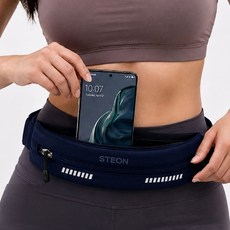스테온 초경량 방수 러닝벨트, 네이비, 1개