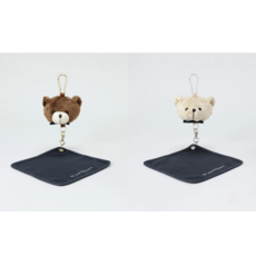 세인트앤드류스 테디 베어 라운드 슈퍼 카라비너 일본, 브라운, ONE