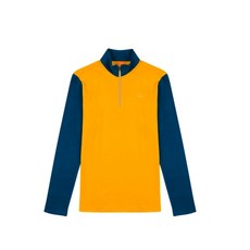 LOUIS CASTEL 女款AR拼色半拉鍊T恤_3LCTS093Y