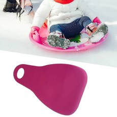 눈썰매 플라잉 카펫 스노보드 롤링 플렉시블 러그 썰매 겨울 장난감 휴대용 매트 스키 패드, 밝은 분홍색