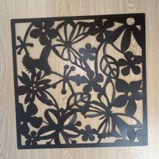 簡易風水屏風 - 多用途掛飾, 黑色, 1個