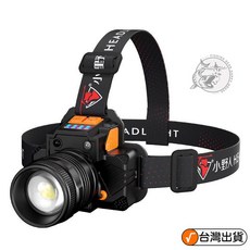 LED感應頭燈強光可充電戶外夜釣魚遠射手電筒超亮頭戴式疝氣礦燈, 白光【智能感應+電顯+給手機充電】,特種兵19900T-爆亮, 1個