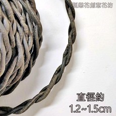 仿真樹藤條 仿真藤蔓 牆面裝飾 仿真植物 爬蟲箱造景 雨林風格, 1個, 三股編織直徑1.2cm(長1公尺)無葉