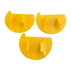 미끄럼 방지 바느질 바늘 게이지 측정 도구 스케일 다기능 스티칭 가이드, 2. Yellow, 1개
