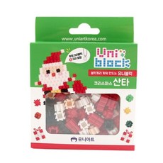 크리스마스 블럭 (1개입) 유니블럭 산타 UB037 겨울 유니아트, 개 1개입