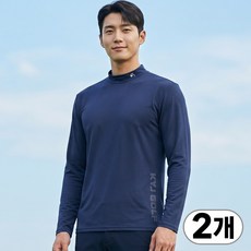 1+1 김영주골프 남성 냉감 반목 아이스 긴팔티 신축성 쾌적한 기능성 티셔츠 1107