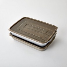 _ 명절음식 보관하기 좋은 납작 전보관용기3.7L 2P