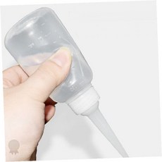 뾰족 노즐 튜브형 공병 줄눈 시공 오일 액체 주입 리필 보관 작업용 용기, 1개
