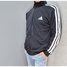 아디다스 트랙탑 3S 웜업 니트 블랙 자켓 오리지널스 스타일