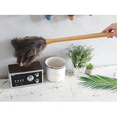 벨기에산 타조털 청소용 먼지털이 먼지떨이게 스위퍼, 대