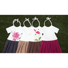 [천아트 반제품] 원피스 핸드타올 /주방 핸드타올/ 그림용 핸드타올, 1개, 자주색