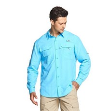 테슬라 아웃도어 아이스 쿨 긴팔셔츠 TM-MOL22_H 990626, L/스카이블루_SBL