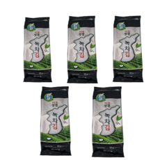 지도표 성경 녹차조각김 50g x 5개