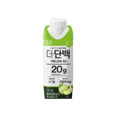 빙그레 더단백 멜론 멸균팩 프로틴음료 250ml x 7개
