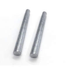 KOLAMOON2pcs 99.995 고순도 아연봉 아연금속 양극 학교용 과학실험연구용 직경 10mm 길이 100mm