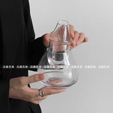 日式冰酒壺醒酒器 玻璃酒具, 1個
