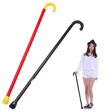 채플린 지팡이 플라스틱 찰리 코스튬 소품 변장 용품