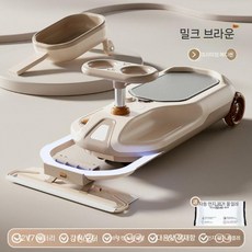 어린이 실내카트 씽씽이 물걸래 레이싱 트위스트 카, 밀크 커피 12V7A+견인통+바닥