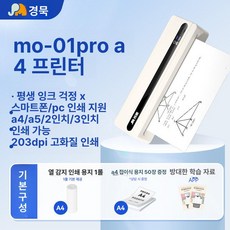 에스앤씨 소형프린트기 컬러 사무용 레이저 미니 무선, 패키지 3 400매, 플래그십 프로 고화질화이트L 레벨모델