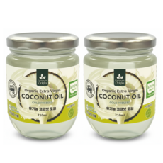 유기농 파머스오리진 엑스트라버진 코코넛오일, 2개, 210ml