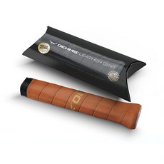 OEHMS 프리미엄 가죽 테니스 그립 | 스페셜 터치 에디션 브라운 접착 교체 독일산, OEHMS 프로 가죽 테니스 그립 | 스페셜 터치 에디, 1개