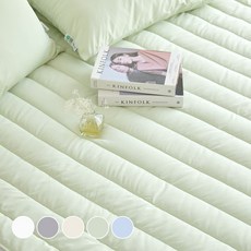 디오프 알러지케어 누빔 침대패드 고정밴드형, 밀크세이지
