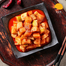 [갓미학]전라도 여수 국내산100% 곰탕 국밥집 설렁탕 깍두기, 1kg, 1개