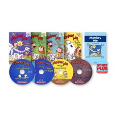 스콜라스틱 챕터북 Monkey Me 1~4 (With CD & Storyplus)+Wordbook Set