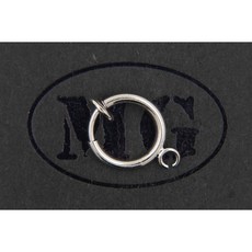 沐錦飾品材料DIY 11MM吊耳彈簧耳夾 彈簧耳圈 彈簧耳環(銅/不鏽鋼) @20入