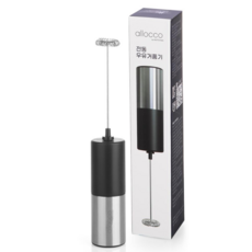 알로꼬 전동 라떼 우유거품기 커피 거품 제조기