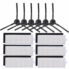 단후이 NR15 로봇청소기 / Danhui 로봇 진공 교체 예비 부품 메인 사이드 브러시 헤파 필터 천, 15 Set A, 15 Set A