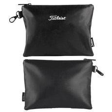 Titleist 高爾夫球拉鍊袋 TA20ZP, 黑色