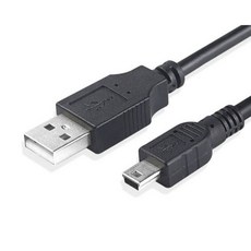 엠앤씨 USB 미니 5핀 케이블 외장하드 디지털카메라 하이패스 톡톡펜 명꼬펜 충전 연결선, 1개, 80cm
