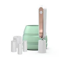 化妝刷電動清洗器 多功能自動清潔工具, 白色:如圖所示