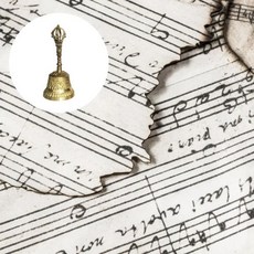 벨 호출 금속 창조적 장식 핸드벨 홈 오피스 학교 사원용, 1개, 기본