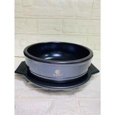 혜성도기 韓國石鍋拌飯專用陶鍋 附耐熱底盤, 1個