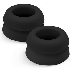 더조은셀러 갤럭시 버즈 프로 이중 이어캡 이어팁 더블, 블랙-L