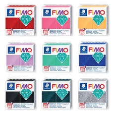 FIMO 피모 이펙트 40색 선택/폴리머클레이 오븐점토, 1개, 이펙트 602번 글리터퍼플