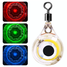 문피싱 LED 눈모양 10개입 미니 낚시 미끼 점멸 수중 눈알집어등, 3색멀티, 10개