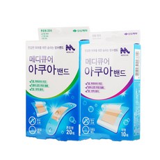 메디큐어 아쿠아 밴드 혼합형 20매 + 대형 10매, 혼합형+대형, 1세트