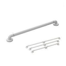 海夫健康生活館 無障礙扶手 一字型/C型 ABS抗菌 90cm/100cm/120cm 浴室安全扶手, 1個, 120cm