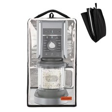 CROTIRAD Ninja CREAMi NC501 NC301 NC299AMZ와 호환되는 투명 더스트 커버 걸이용 스트랩이 있는 아이스크림 머신 닌자 메이커 기계에 적합, CROTIRAD Ninja CREAMi NC501, N